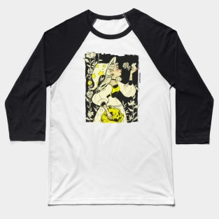 Pumpkin Witch Baseball T-Shirt